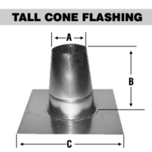 4″ Flat Roof Flashing