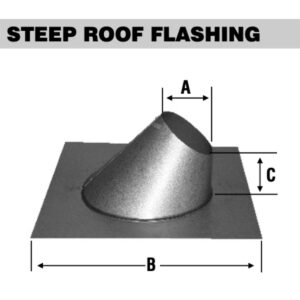 4″ Steep Roof Flashing (Special Order Only)