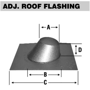 Adjustable Roof Flashing