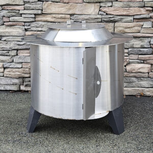 Smokeless Fire Pit Revolve 27 Stainless Steel