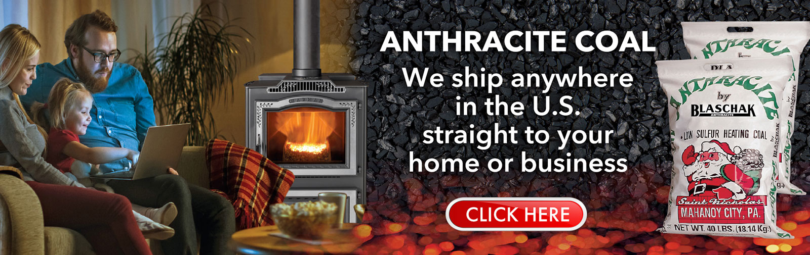 Anthracite Coal - We ship anywhere in the U.S. straight to your home or business.
